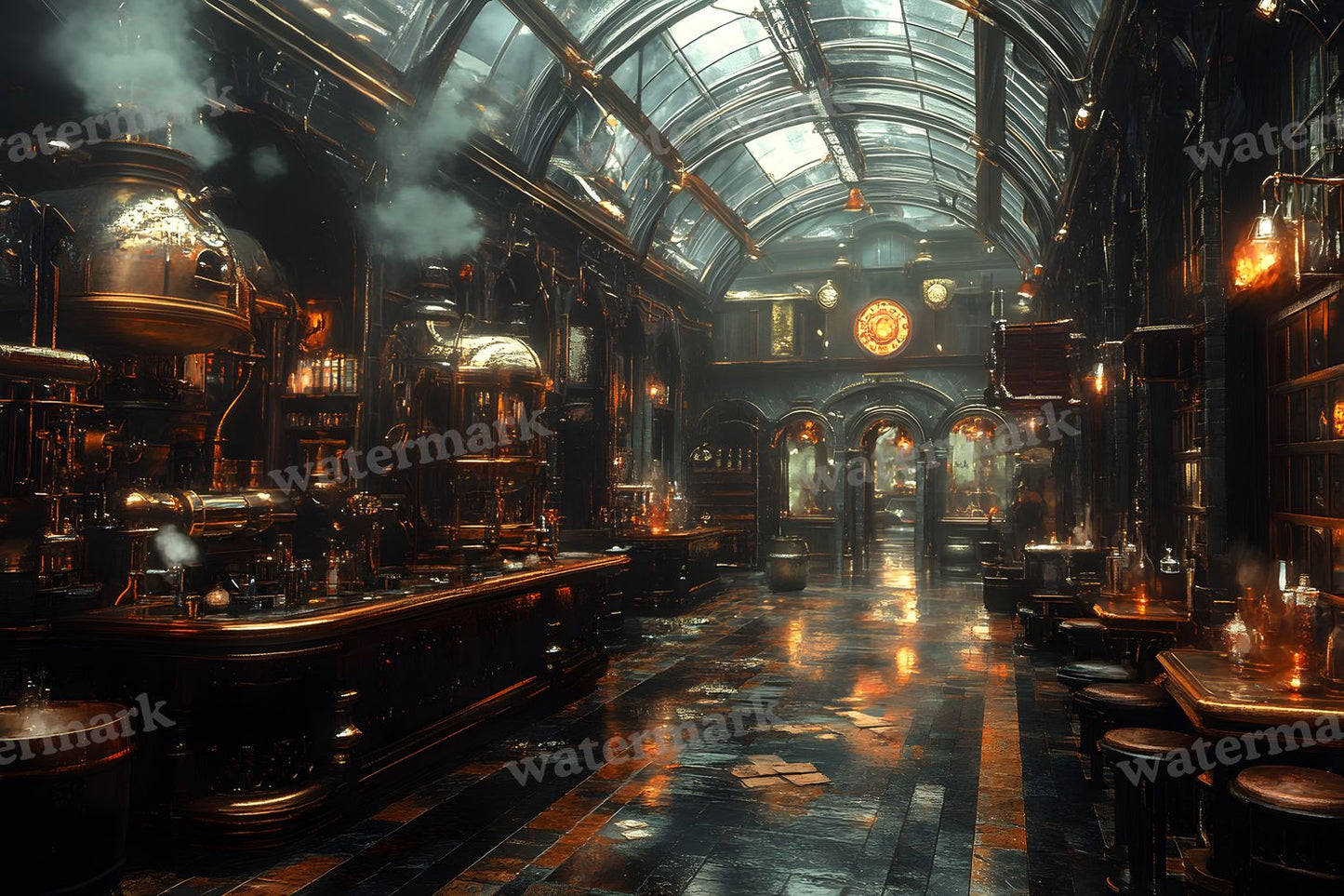 Alchemist Corner Study Backdrop Images