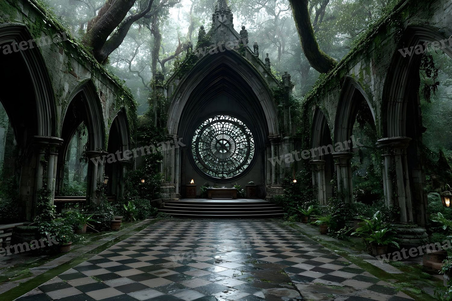 Alice Wonderland Theme Backdrop Images