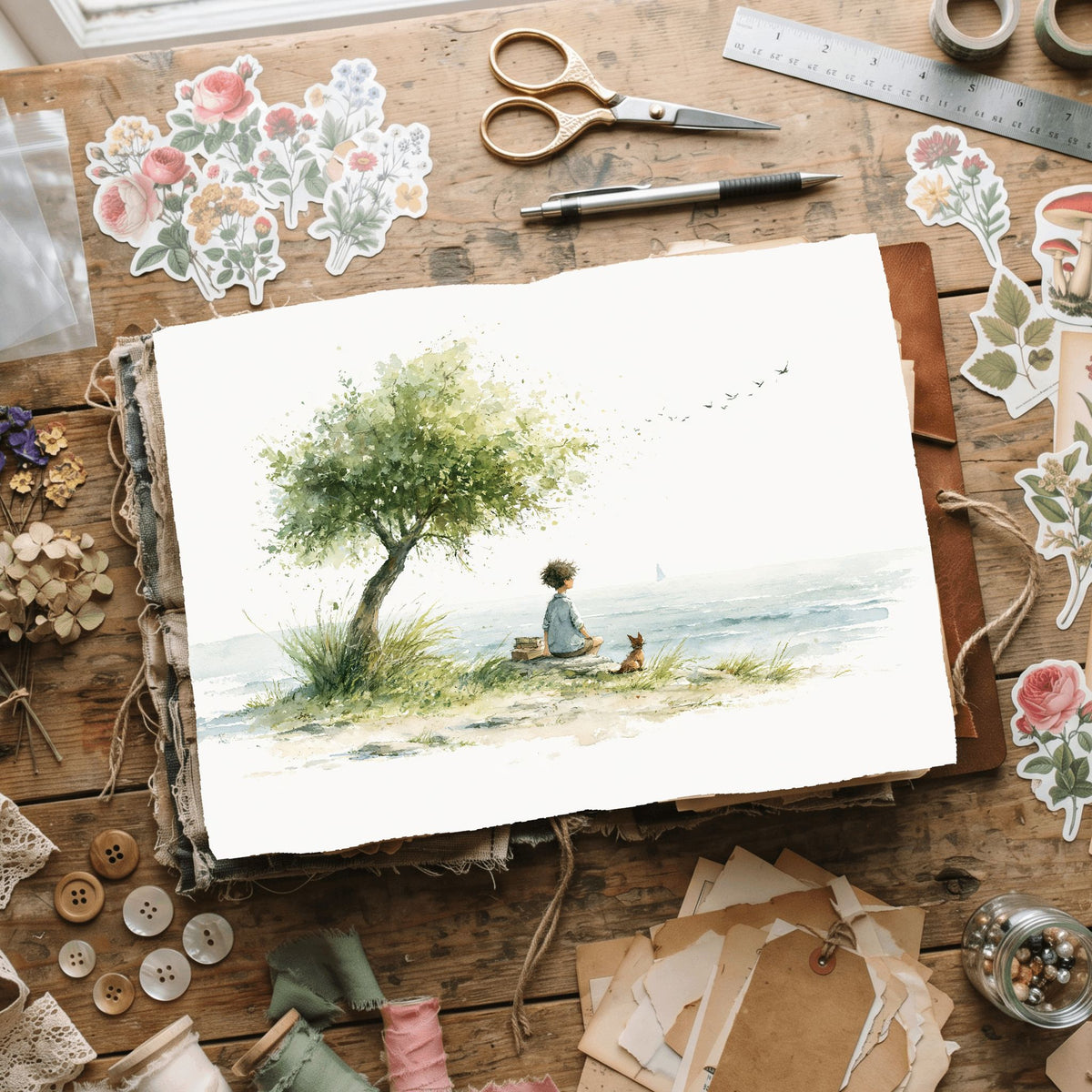 Minimalist Dreamscape Landscape