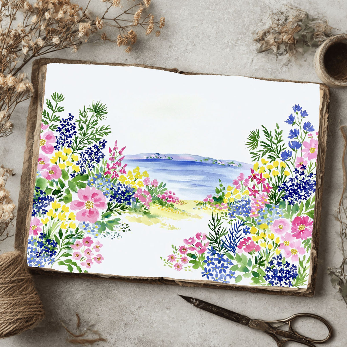 Soft Impressionist Landscape Painting