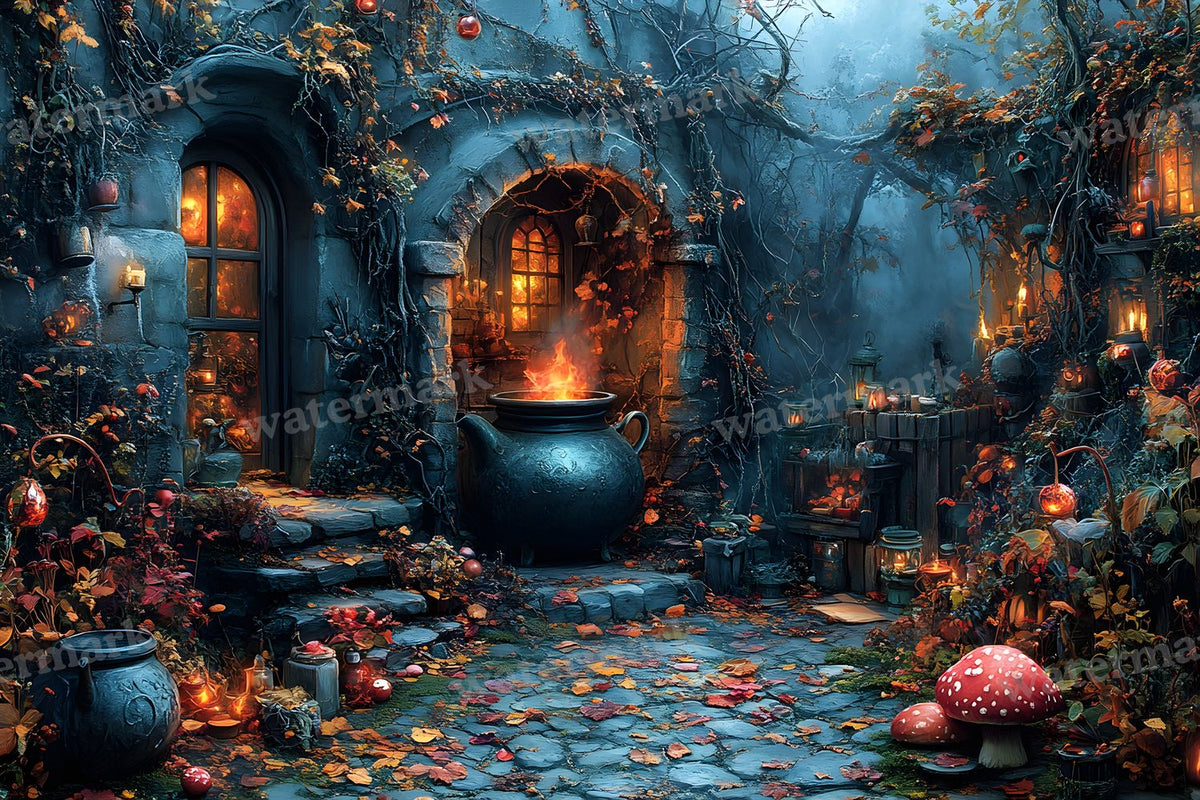 Wicked Witch Garden Backdrop Images