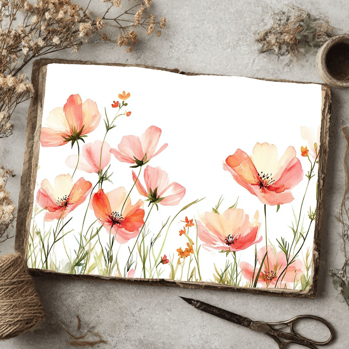 Wildflower Breeze Writing Paper