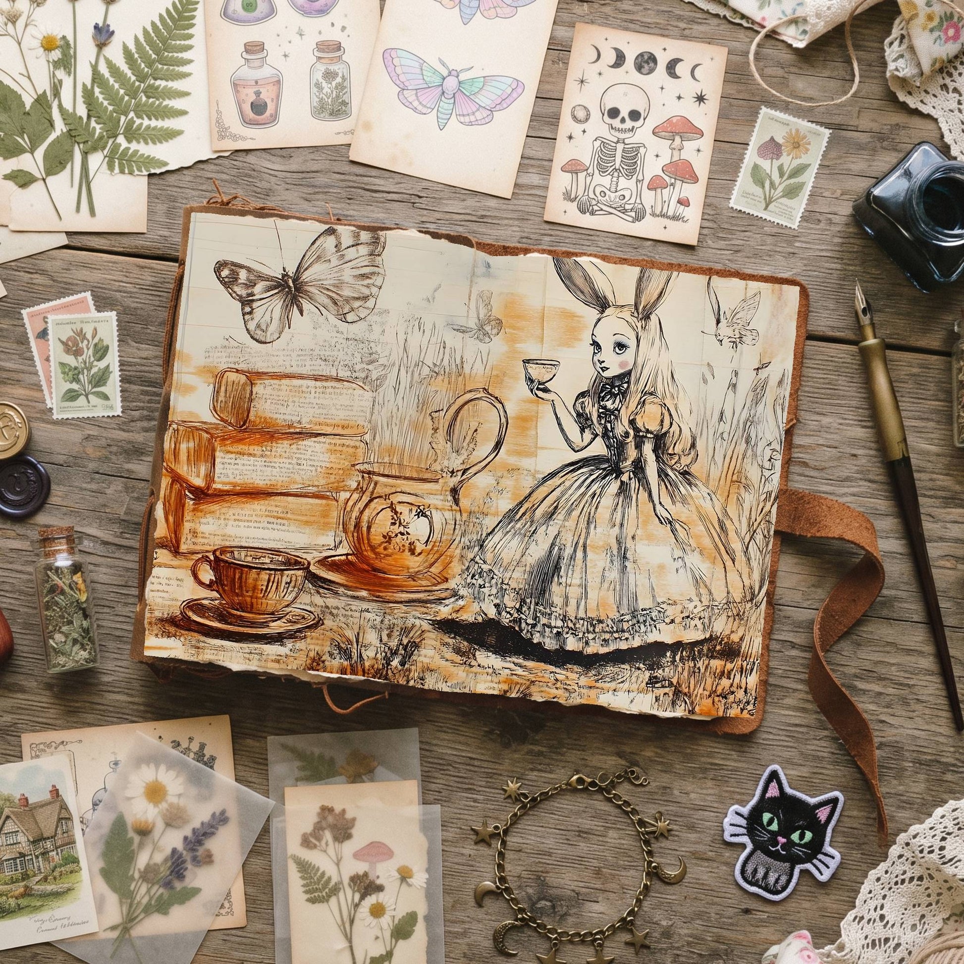 Alice In Wonderland Digital Papers