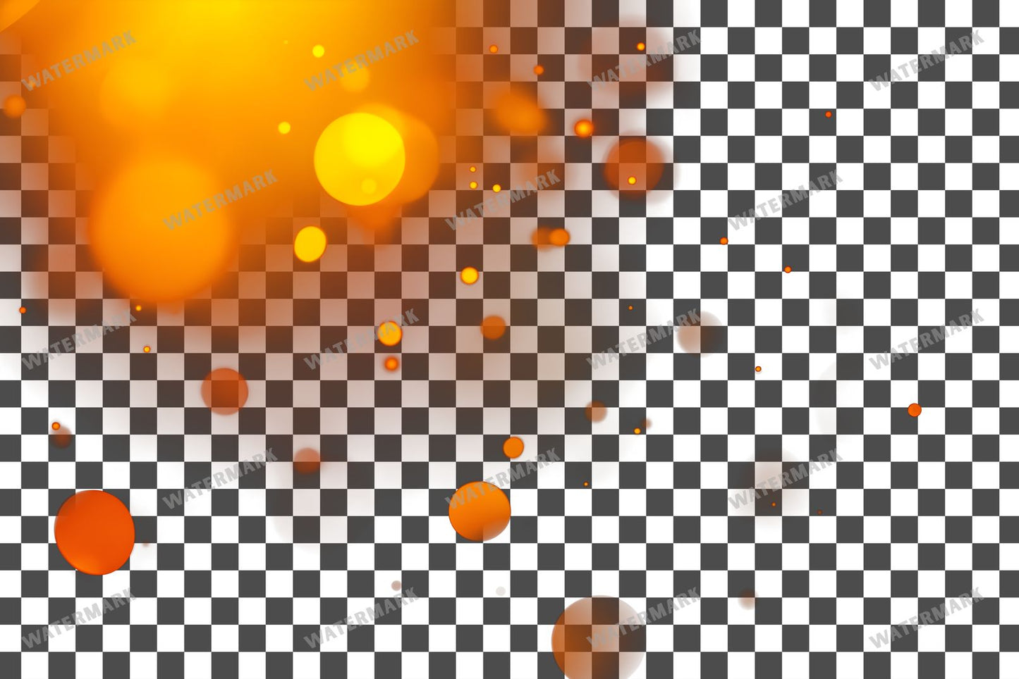 Amber Light Transparent Overlay Pngs