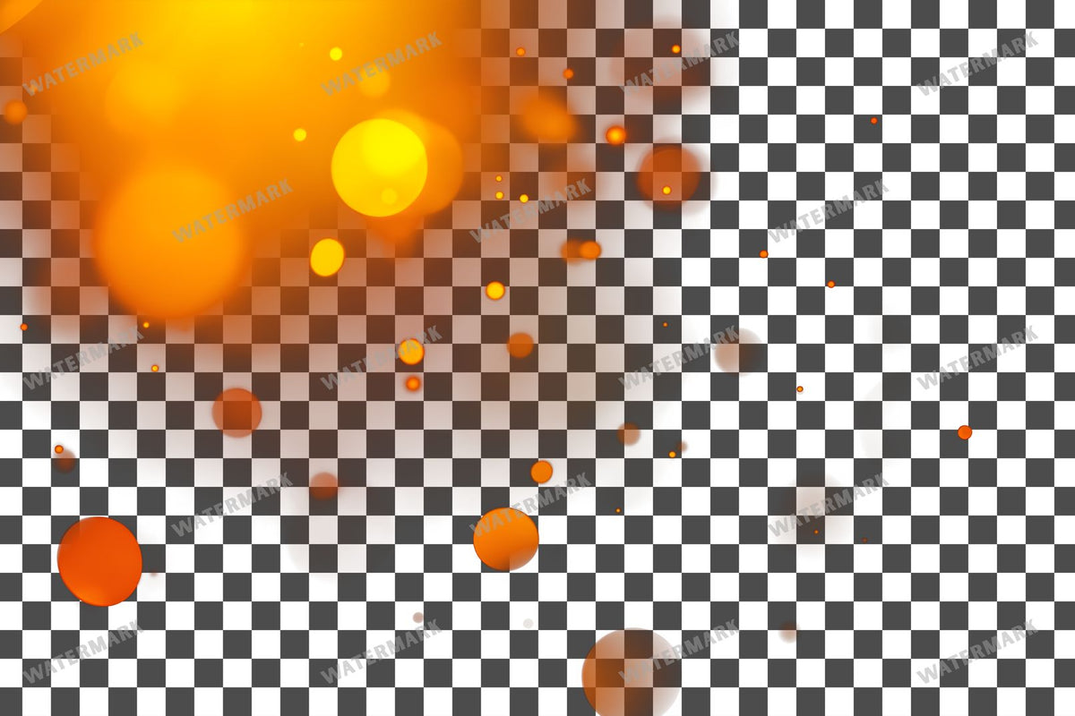 Amber Light Transparent Overlay Pngs