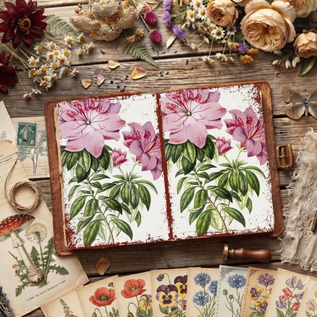Botanical Illustrations Digital Papers