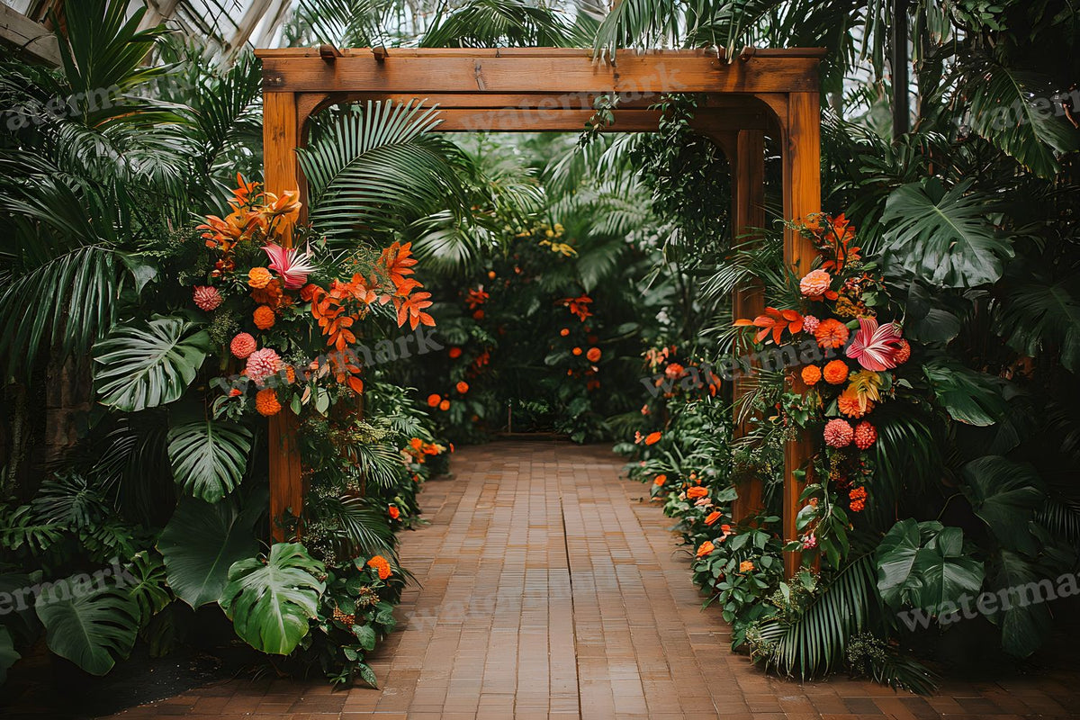 Botanical Wedding Backdrop Images