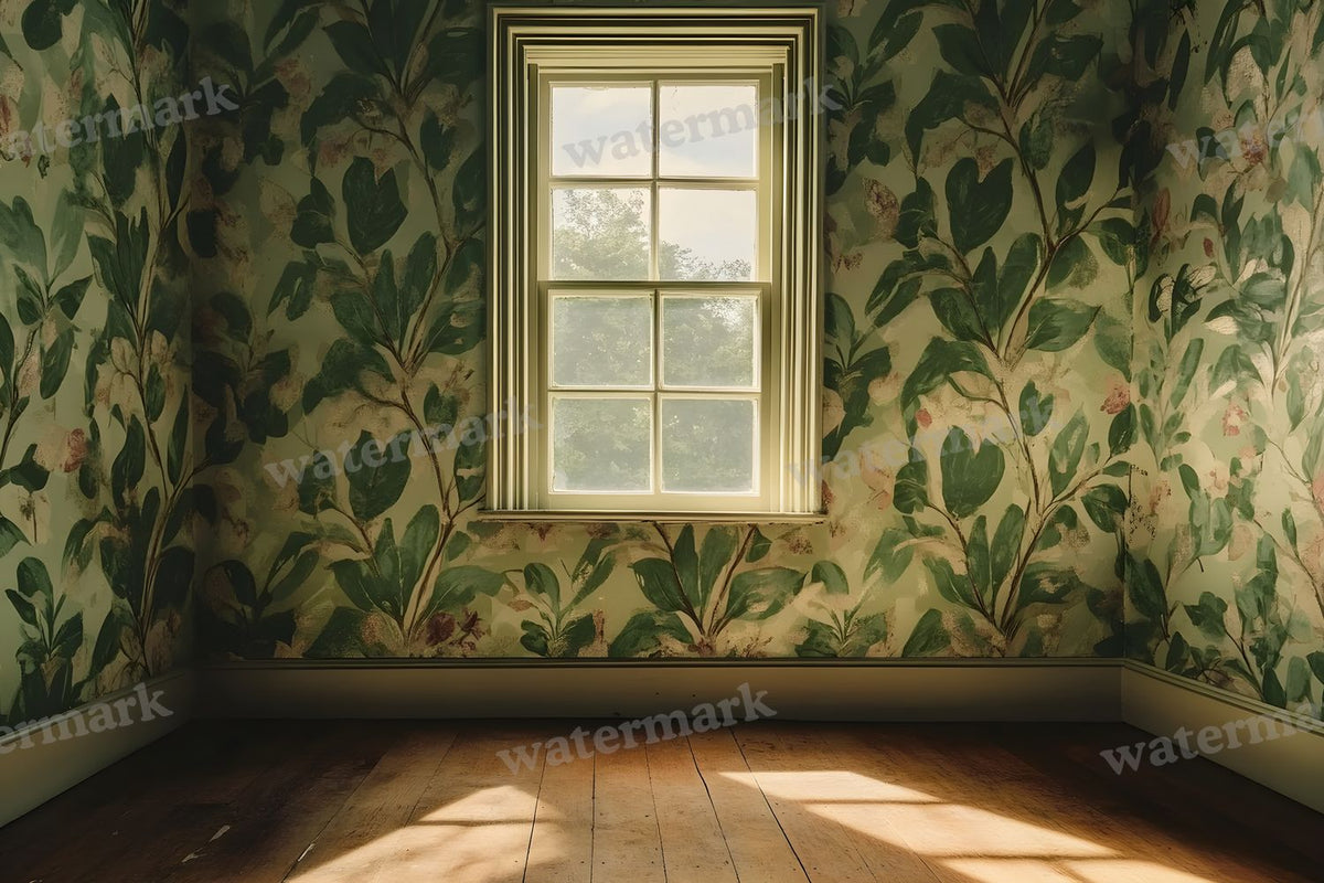 Botanical Window View Backdrop Images