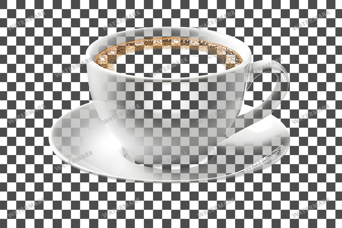 Coffee Cup PNG overlay on a transparent checkered background, preview 22