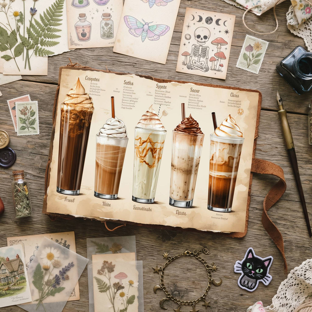Coffee Shop Digital Papers