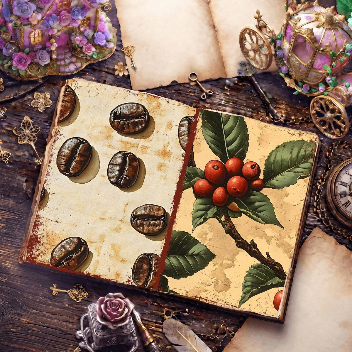 Coffee Digital Papers