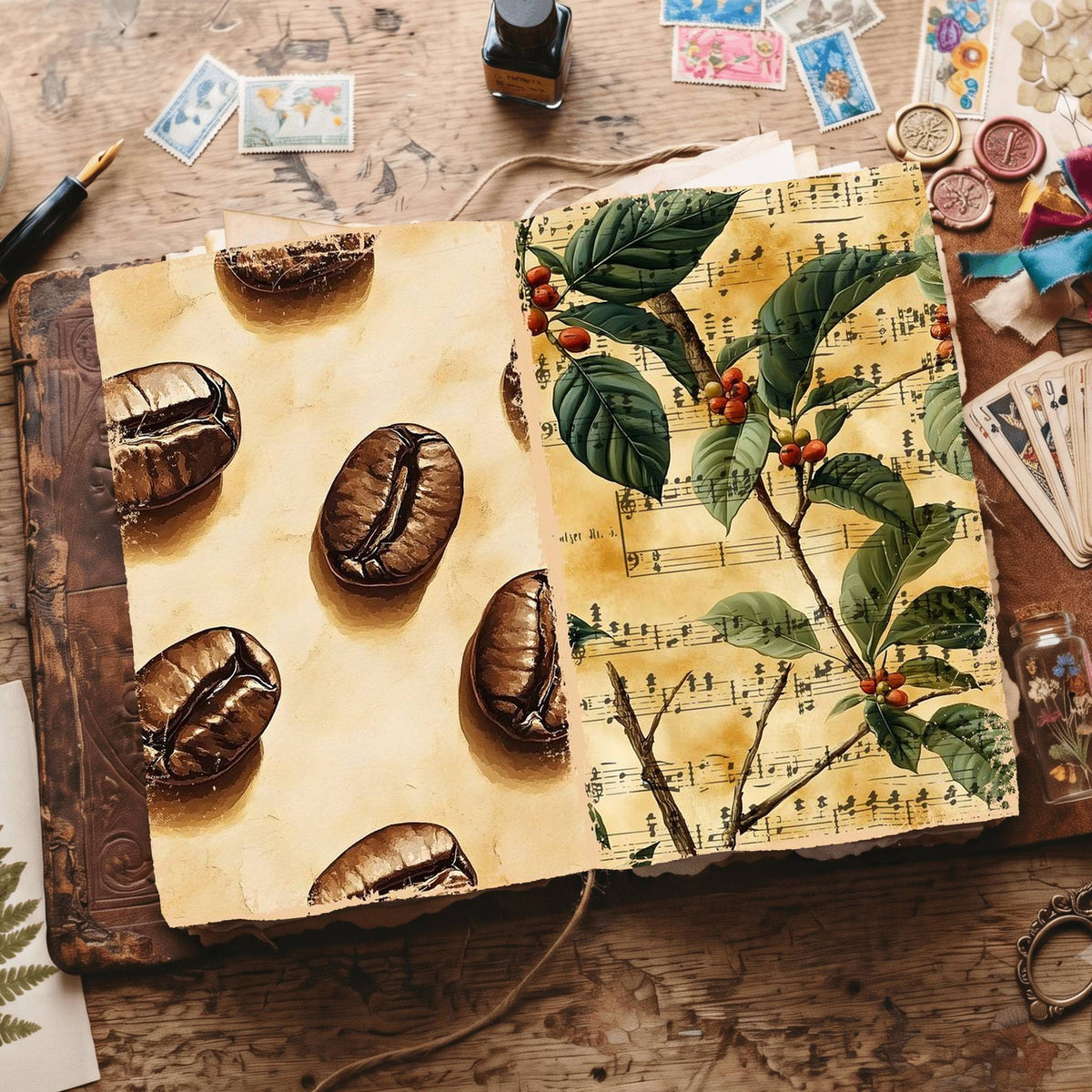Coffee Digital Papers