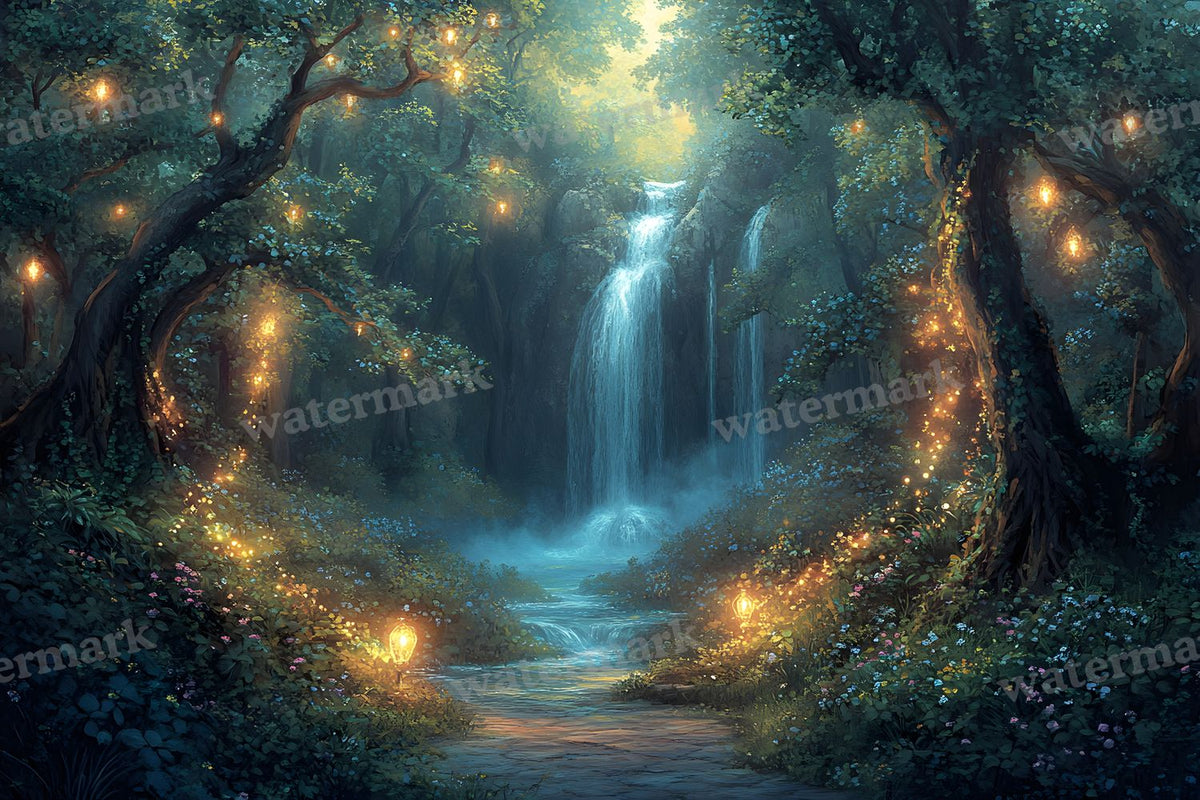 Enchanted Fairytale Forest Backdrop Images