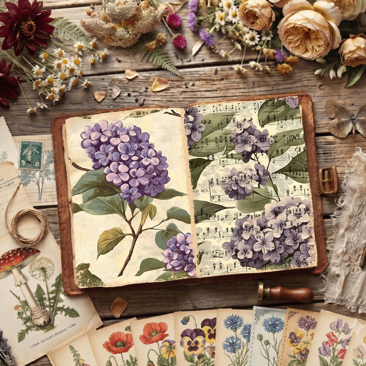 Floral Digital Papers