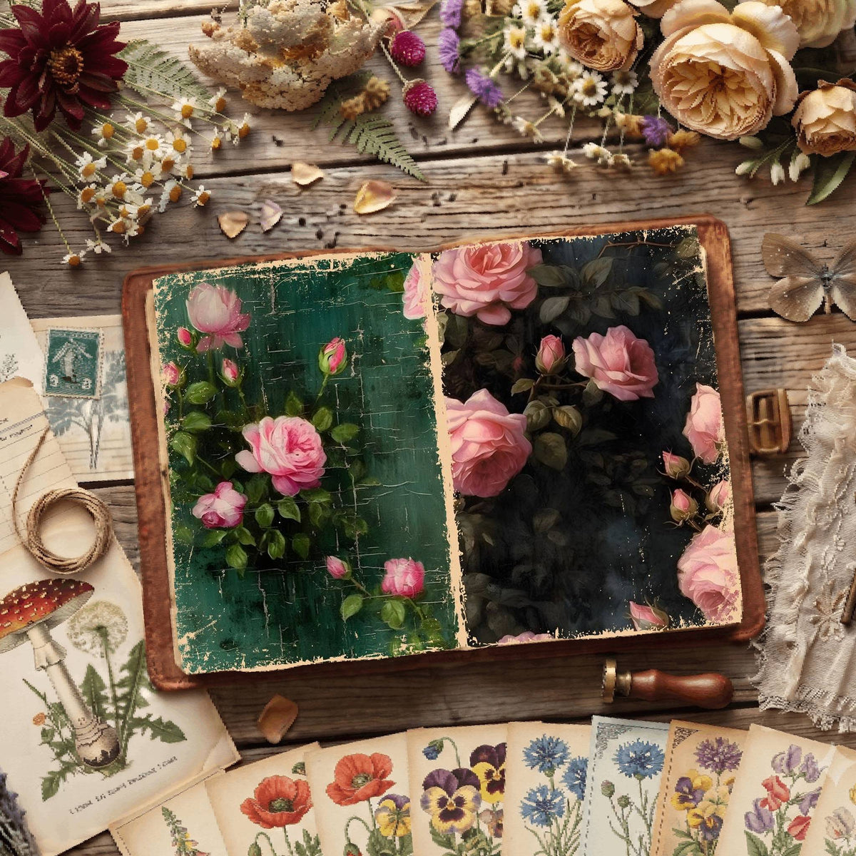 Floral Digital Papers