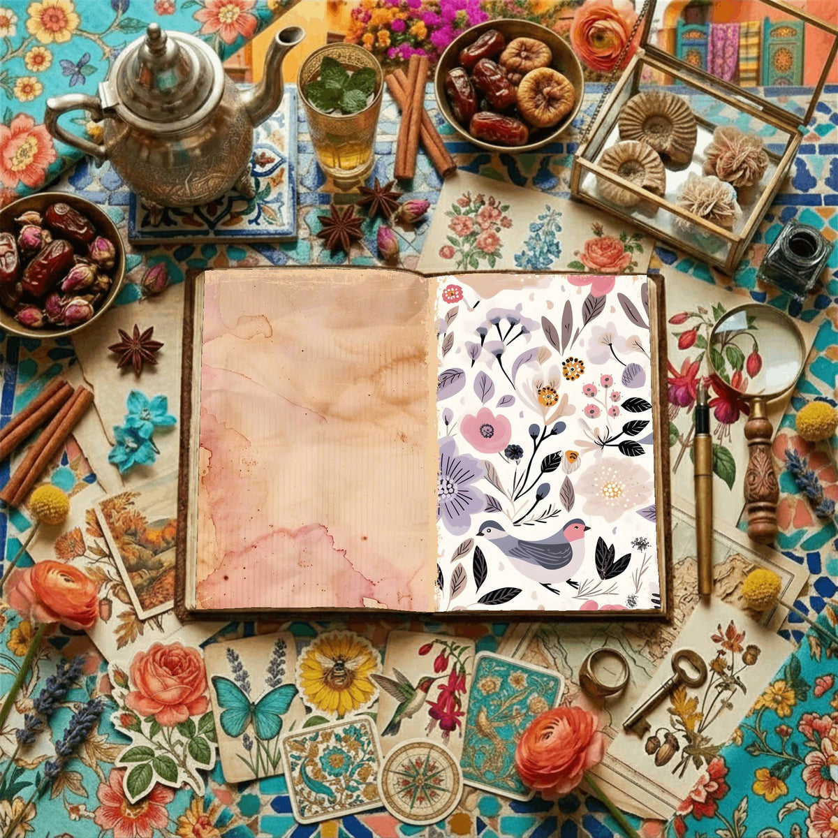 Floral Digital Papers