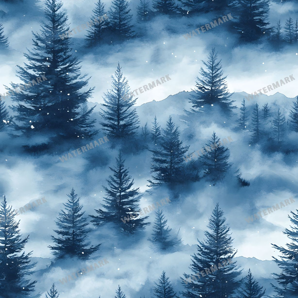 Forest Seamless Pattern