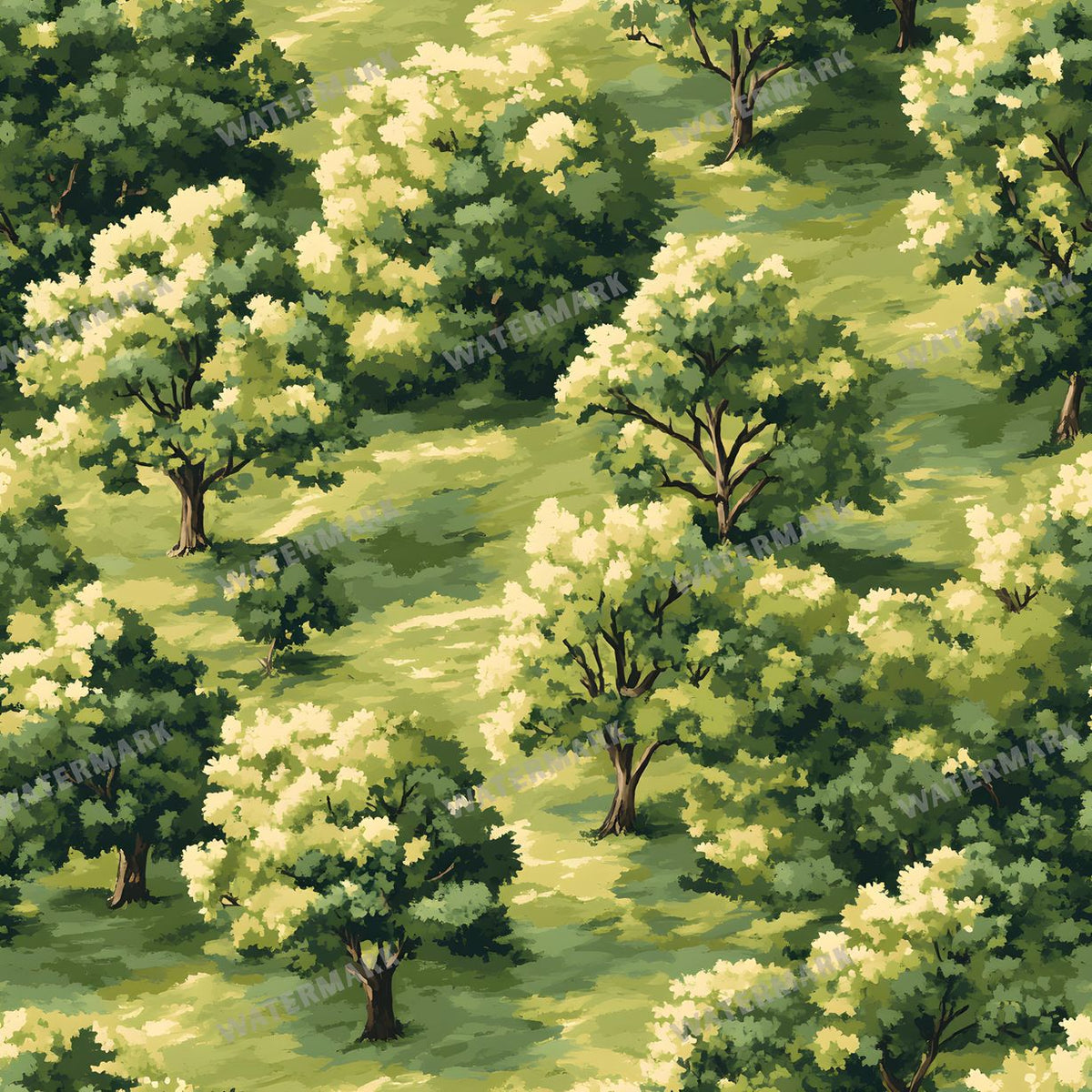 Forest Seamless Pattern