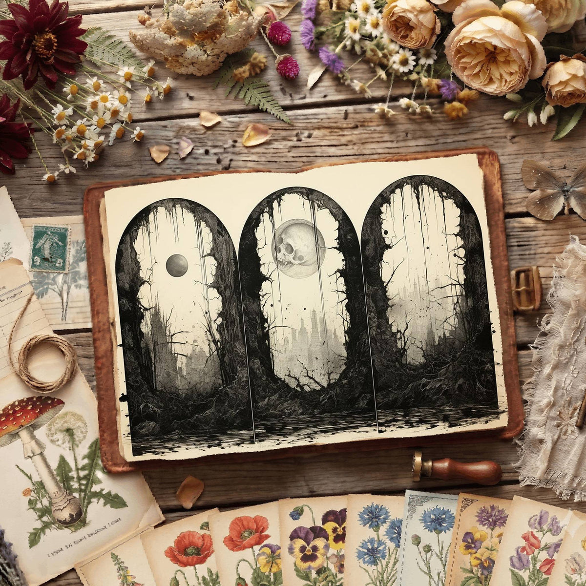 Gothic Digital Papers