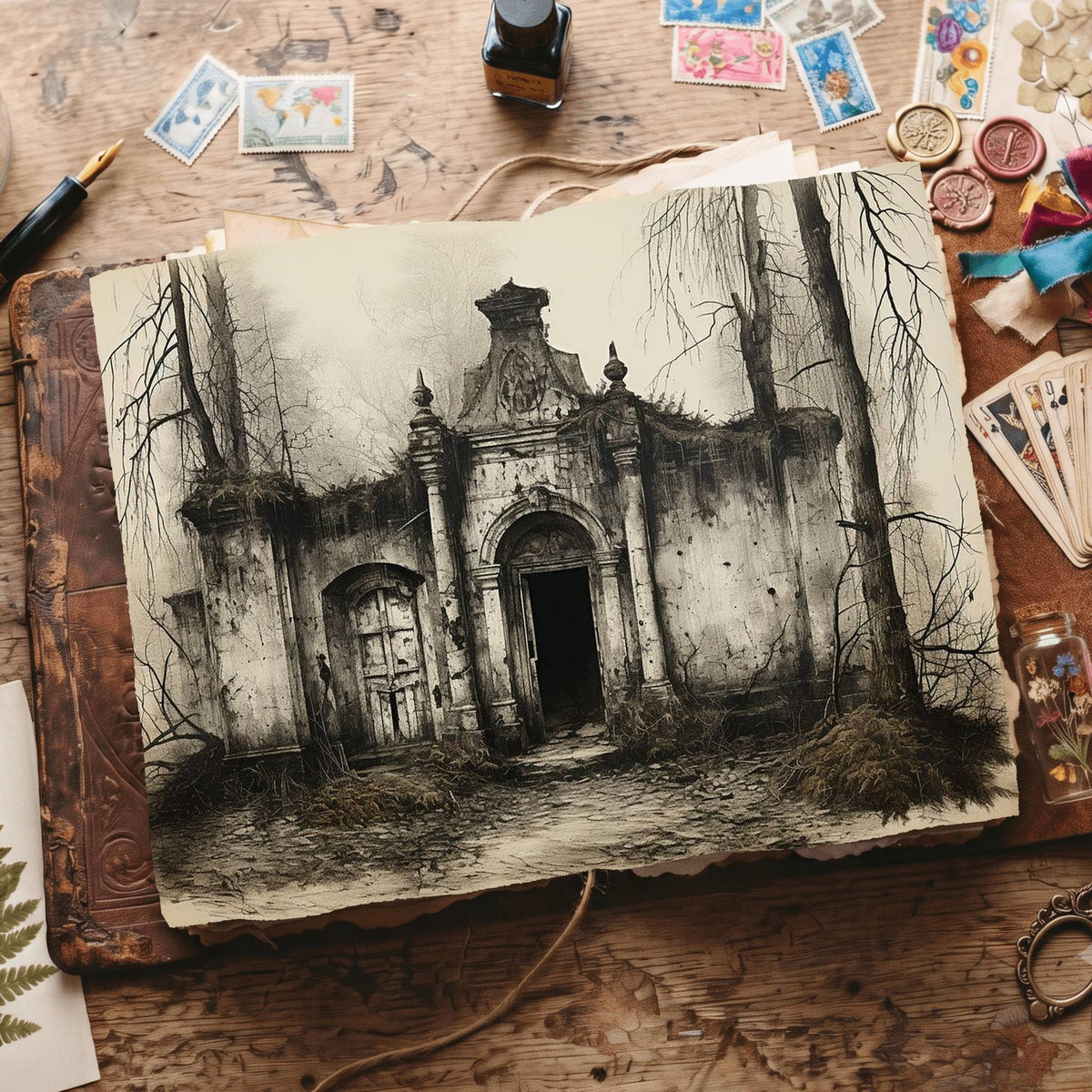 Gothic Digital Papers
