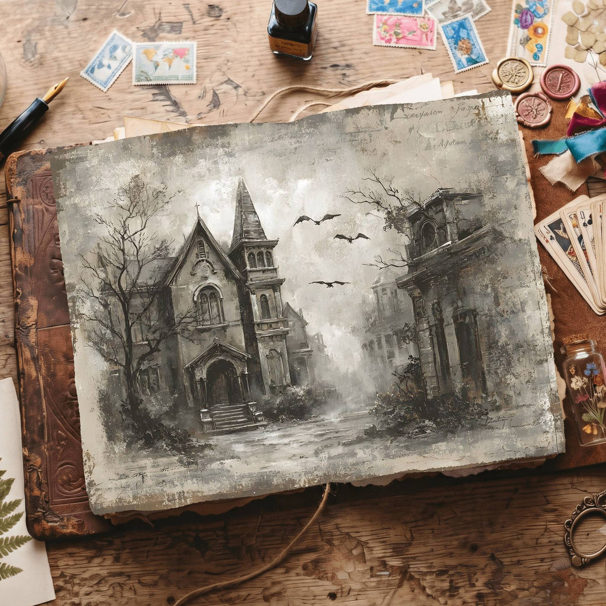 Gothic Digital Papers