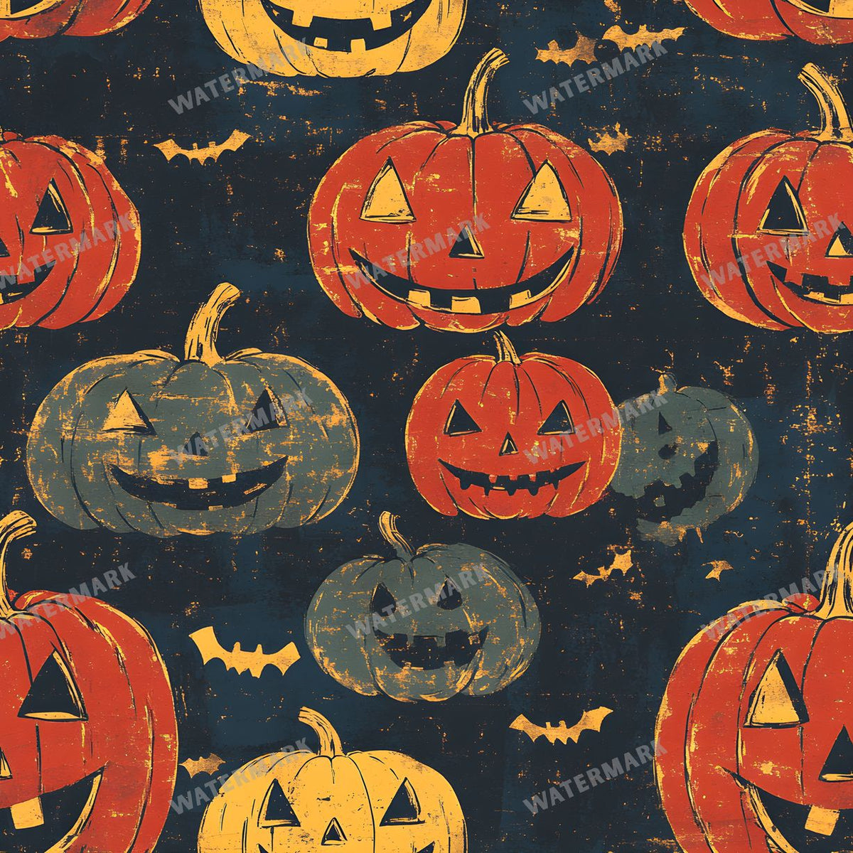 Halloween Seamless Pattern