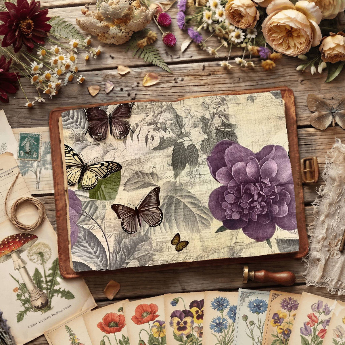 Hydrangea Flower Digital Papers