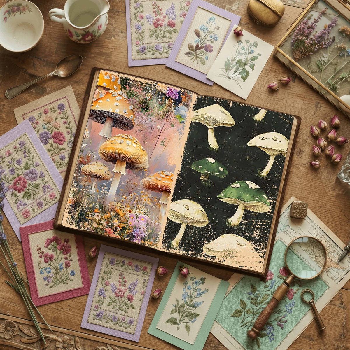 Mushroom Digital Papers