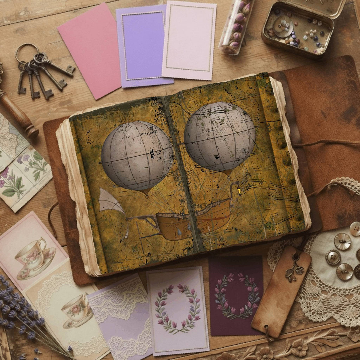Steampunk Digital Papers