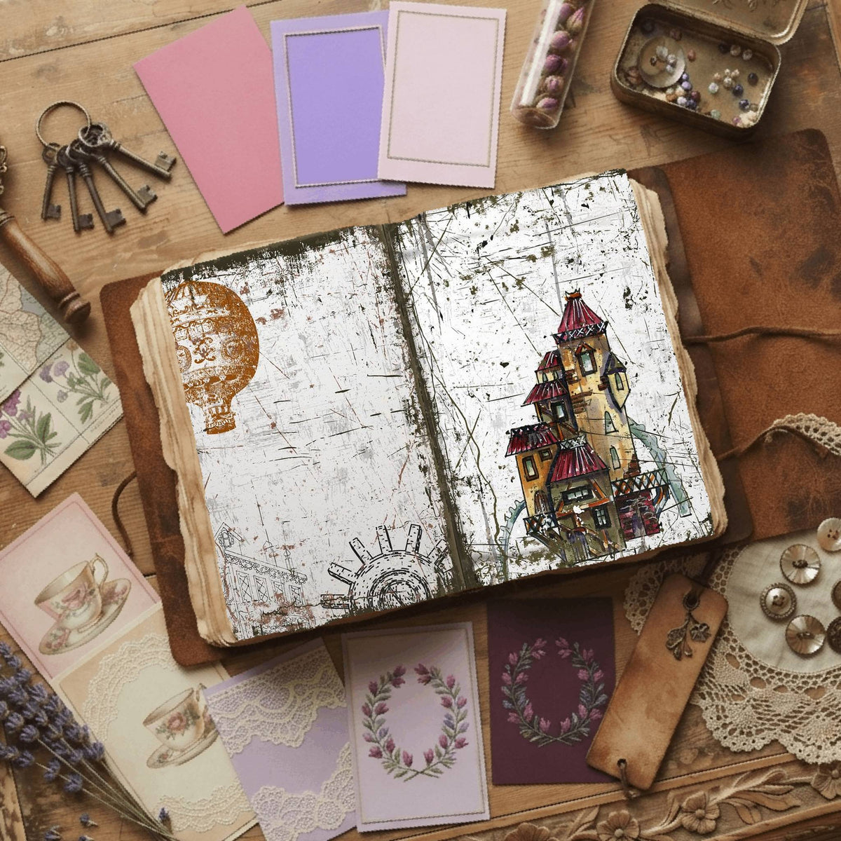Steampunk Digital Papers