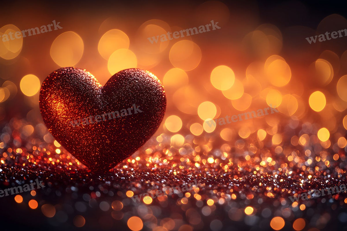 Valentine digital photo backdrop for photo editing, preview 21
