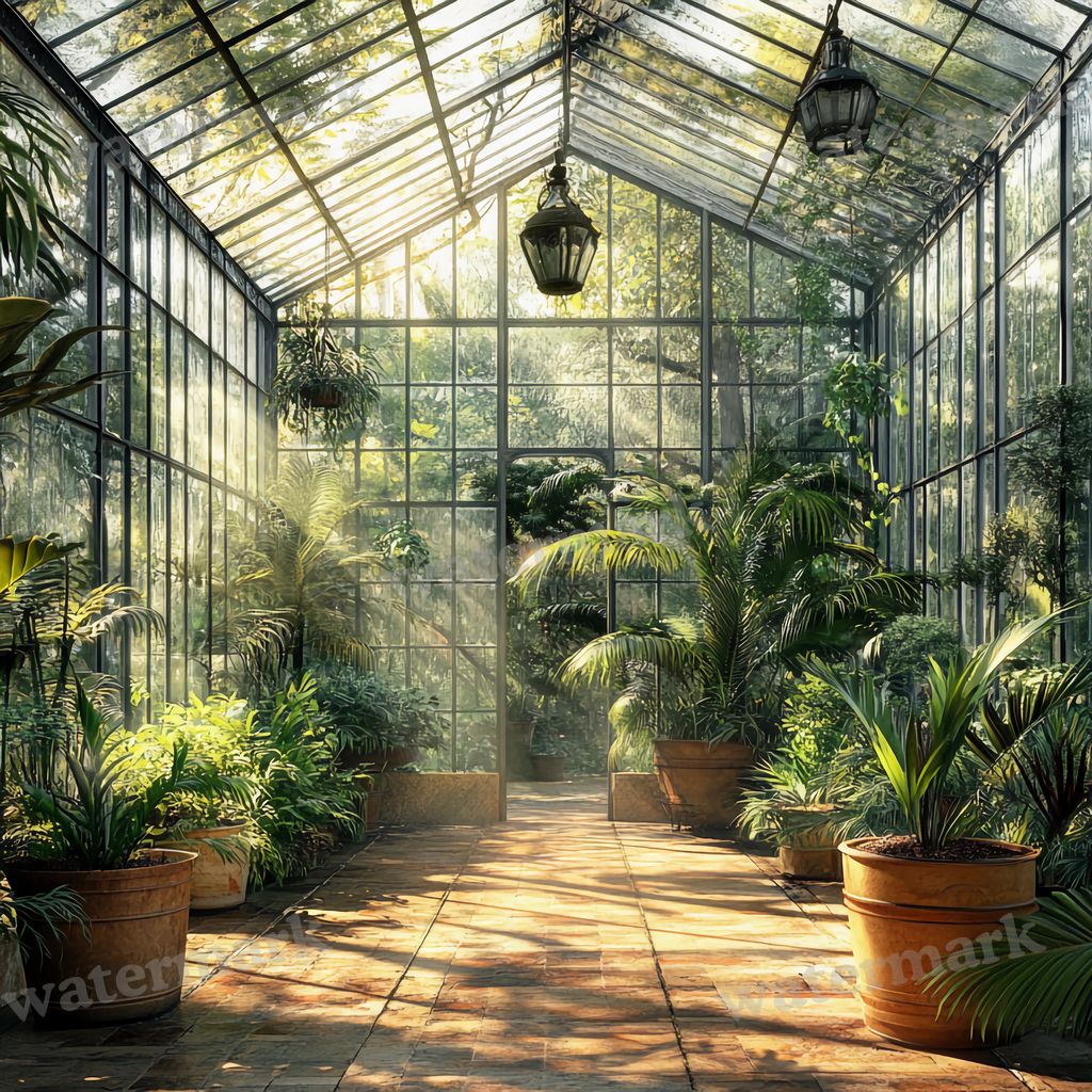 Victorian Greenhouse Backdrop Images