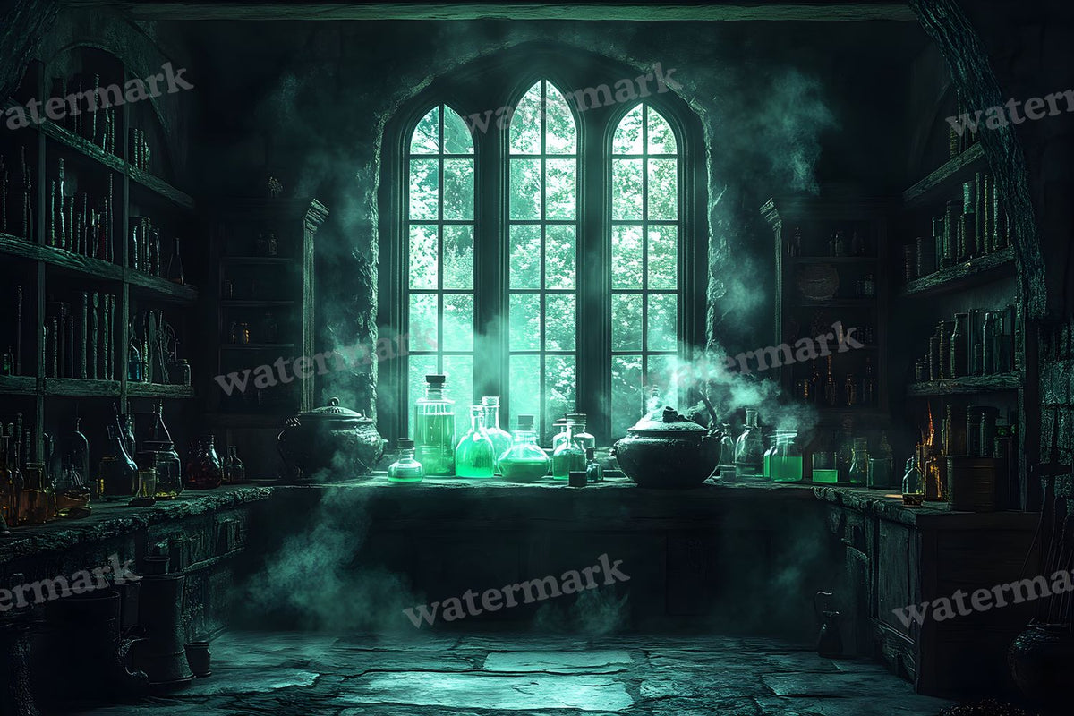 Witch Potion Room Backdrop Images