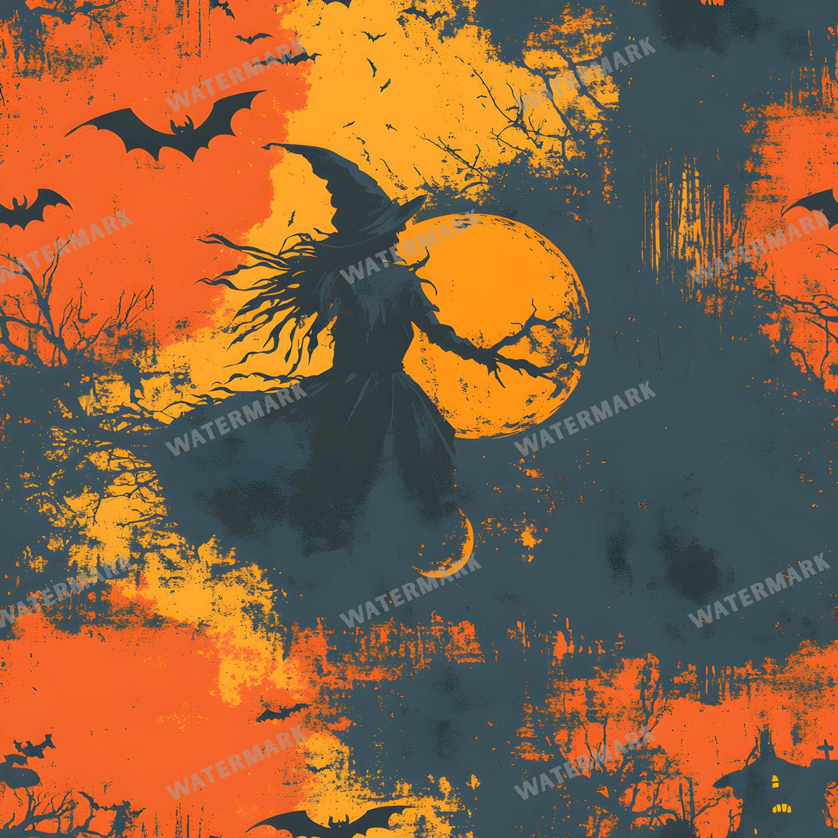 Witchcraft Seamless Pattern