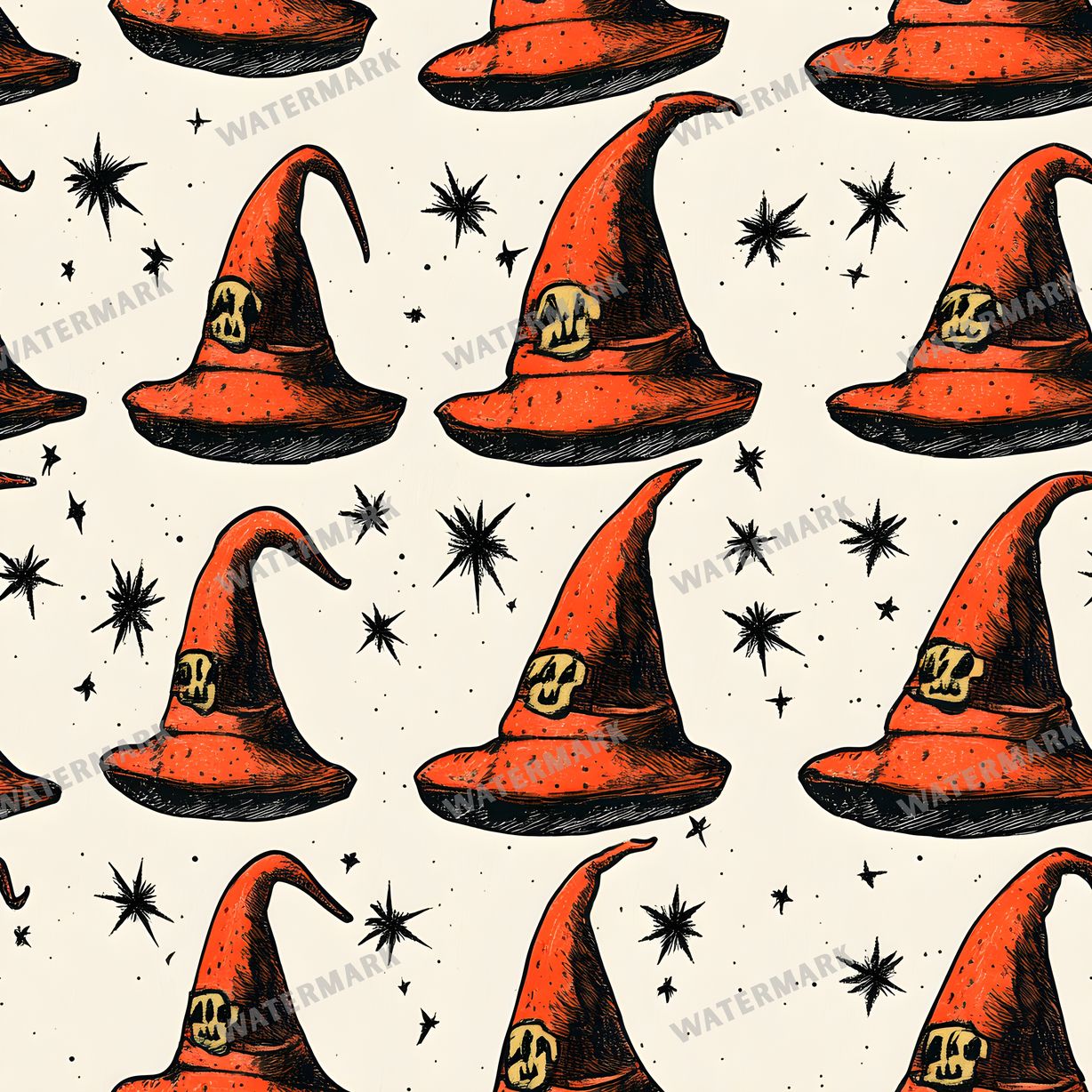 Witchcraft Seamless Pattern