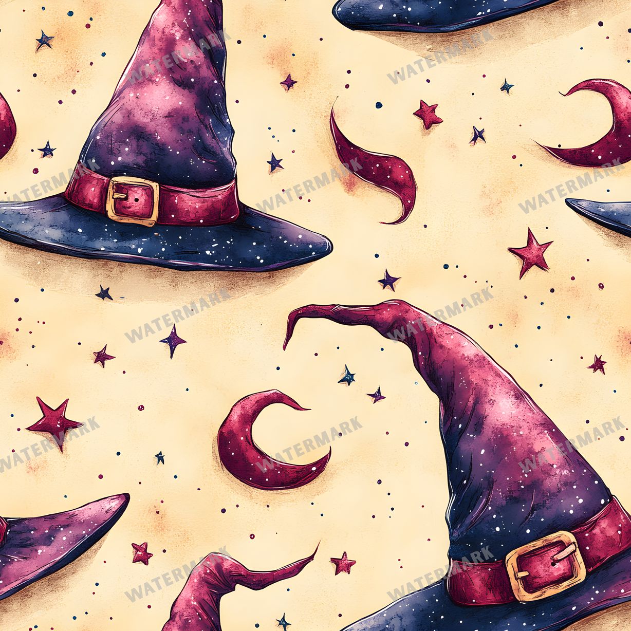 Witchcraft Seamless Pattern