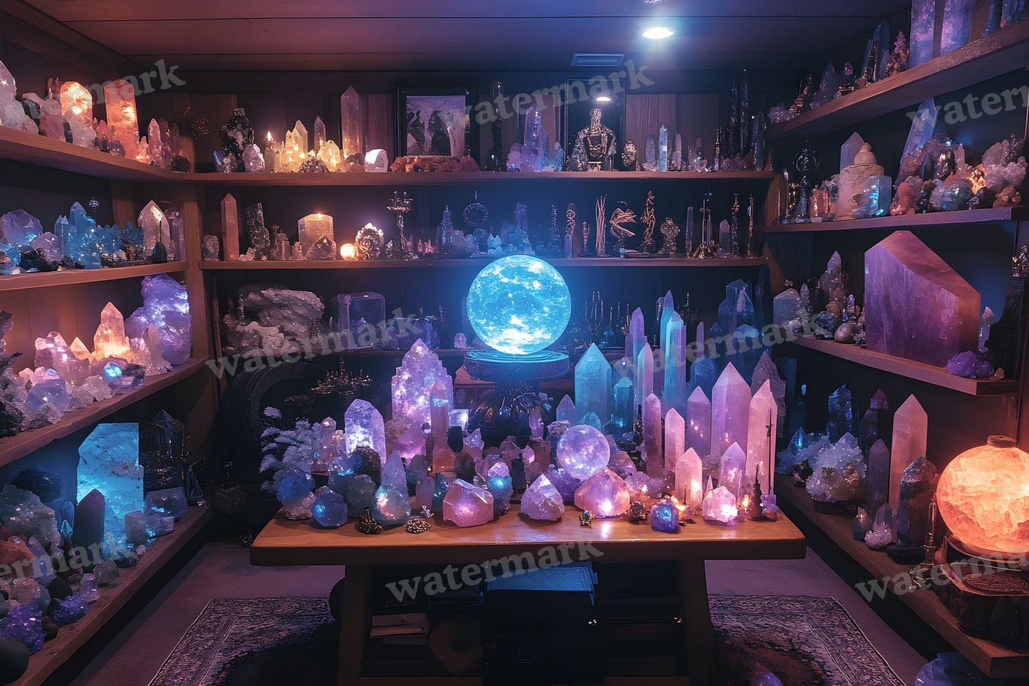 Witchs Crystal Den Backdrop Images