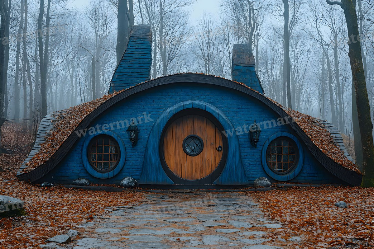 Witchs Hut Backdrop Images
