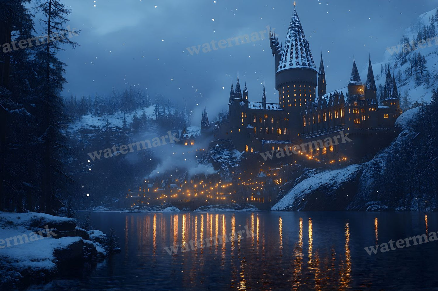 Wizarding School Backdrop Images