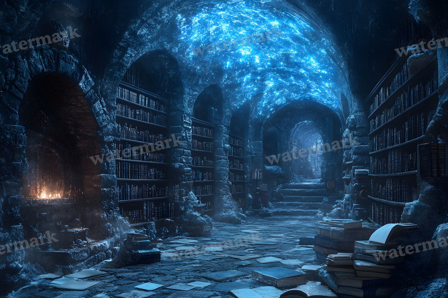 Wizards Library Backdrop Images