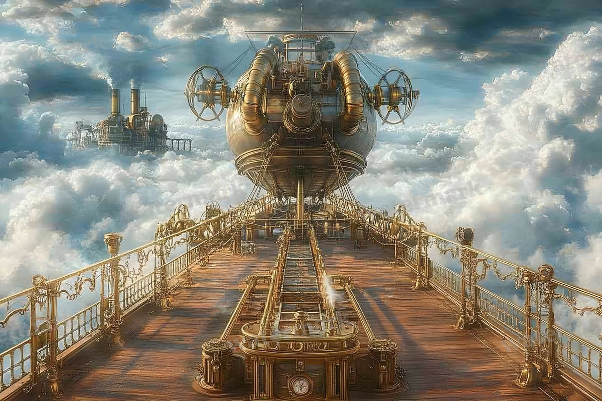 Airship Deck Backdrop Images