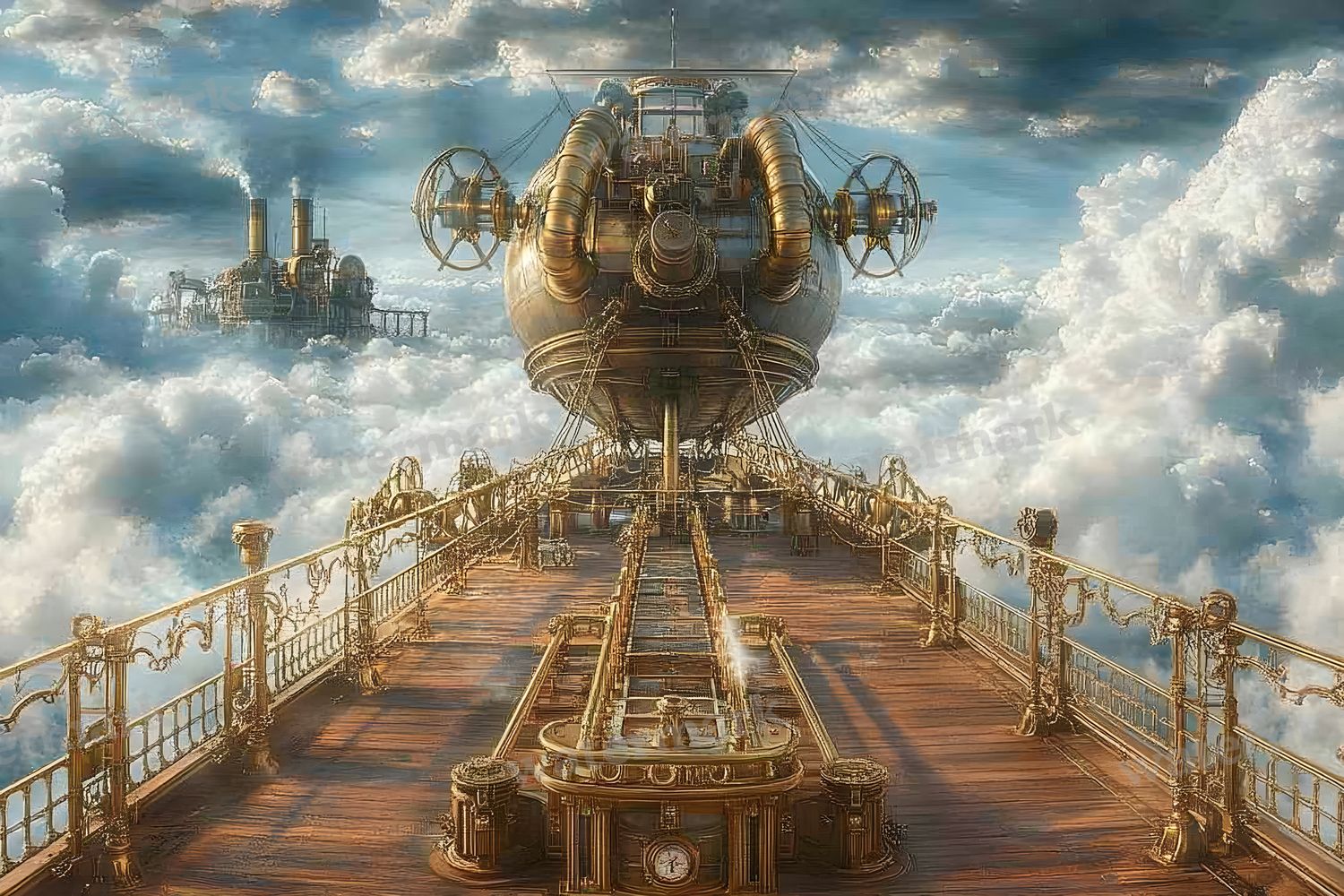 Airship Deck Backdrop Images