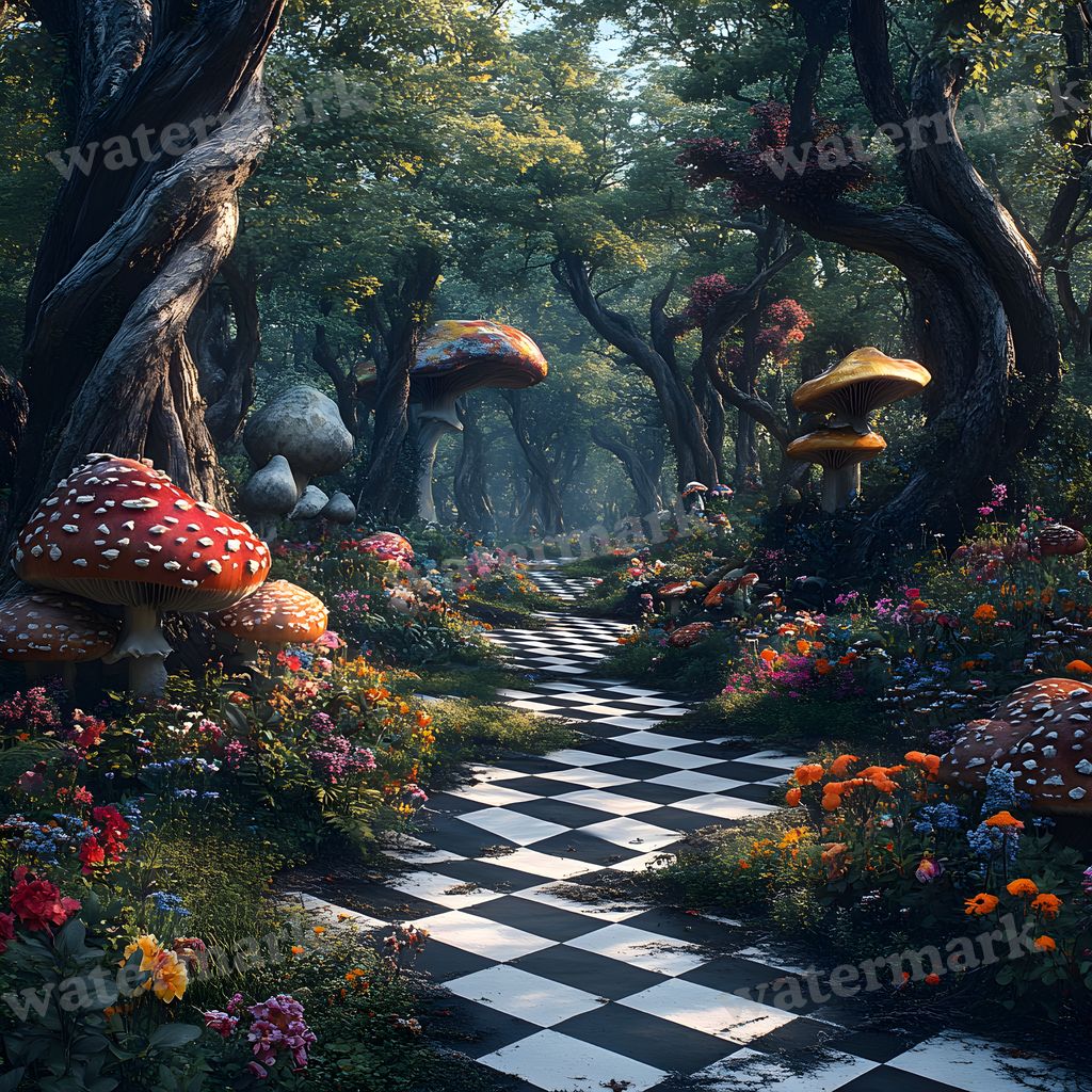Alice In Wonderland Backdrop Images