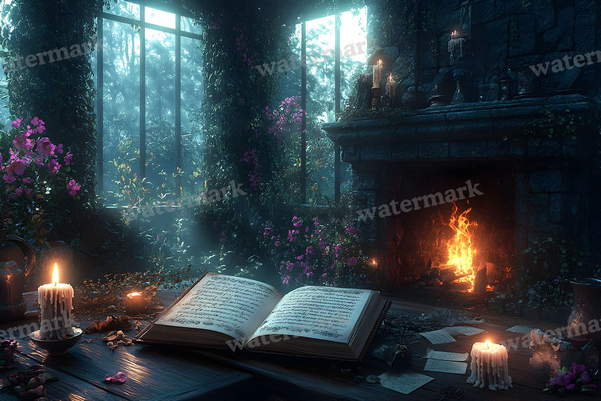Ancient Witchgrimoire Backdrop Images