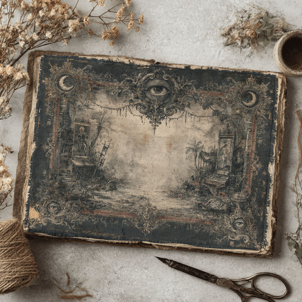Gothic Tarot Journal Paper