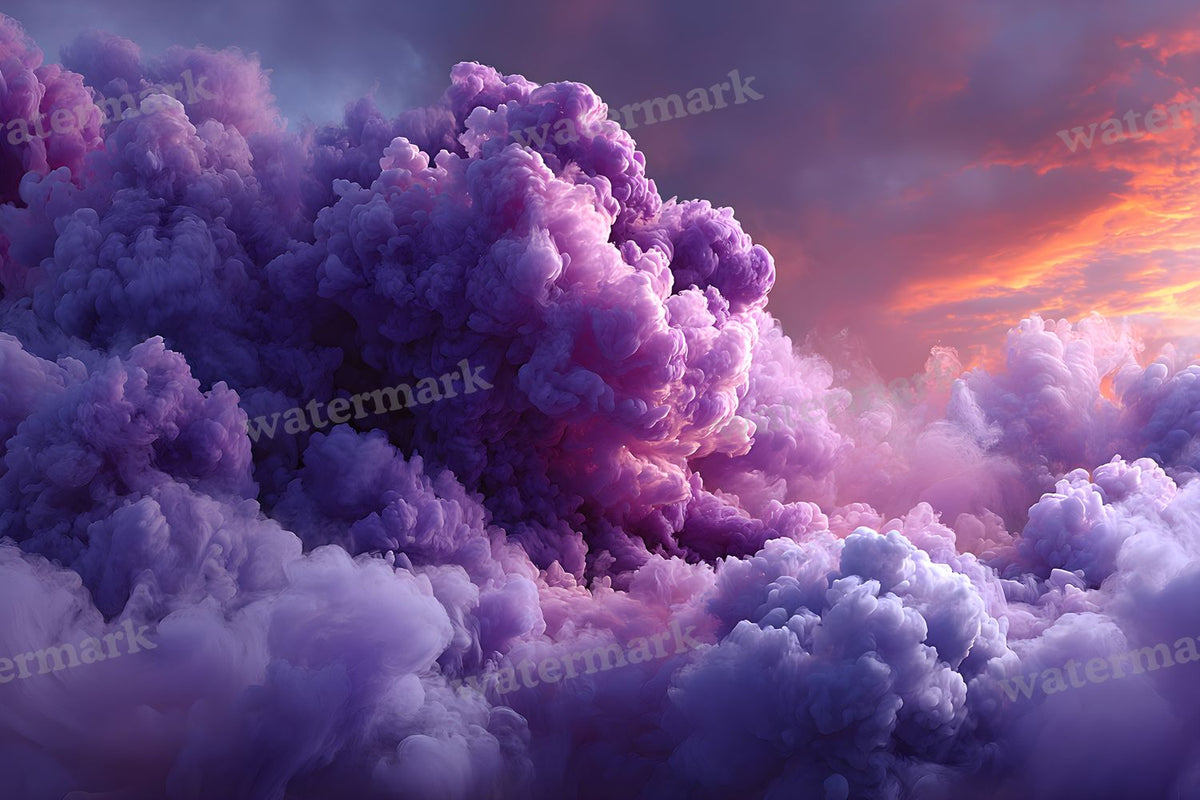 Purple Smoke Action Backdrop Images