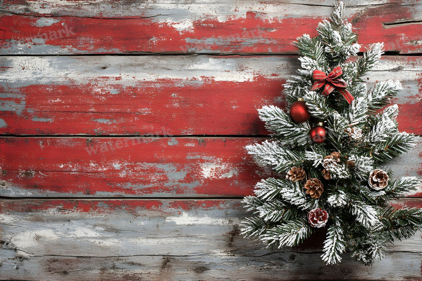 Red Christmas Backdrop Images