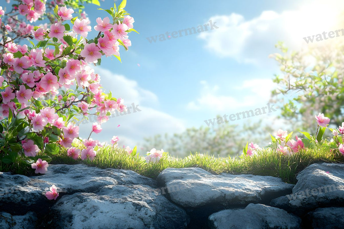 Spring Blossom Escape Backdrop Images