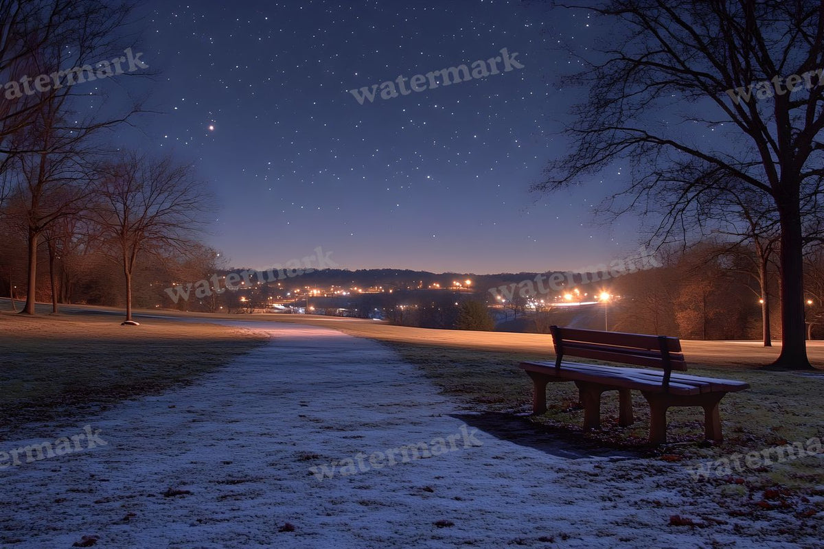 Starry Night digital photo backdrop for photo editing, preview 22