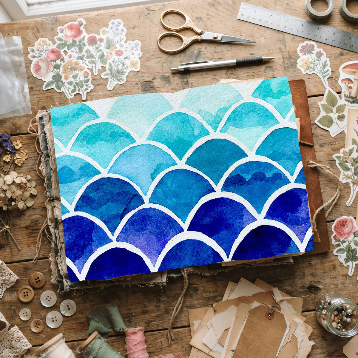 Water Wave Texture Pattern